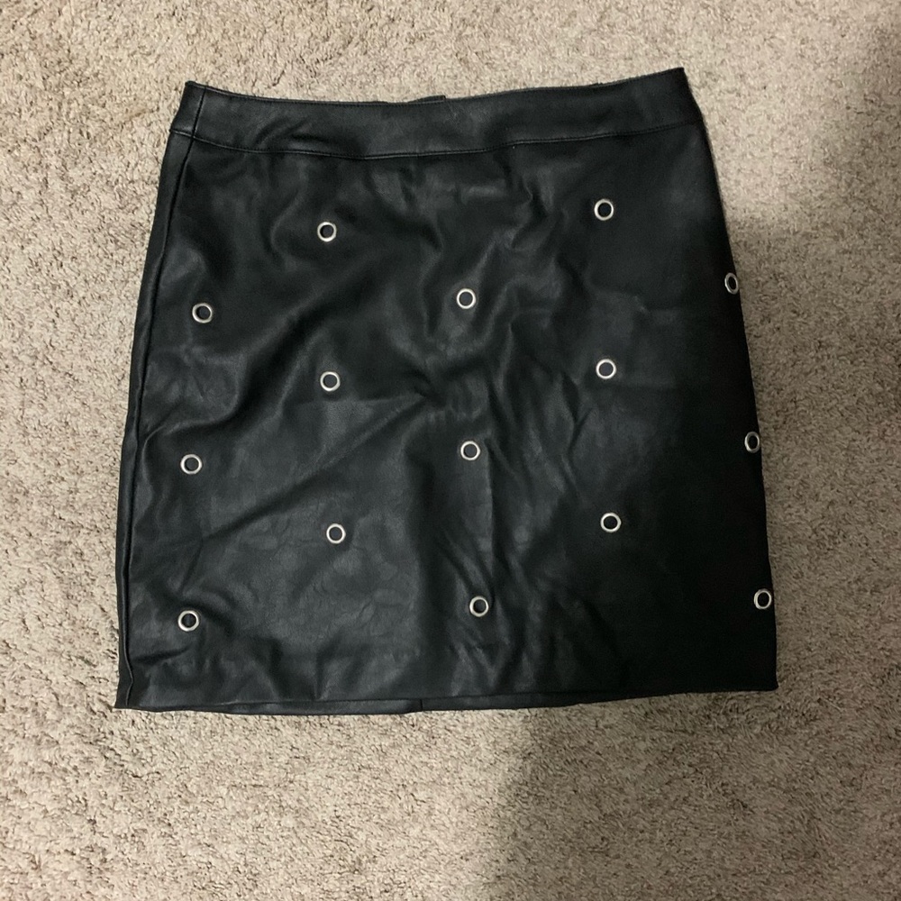 Leather skirt